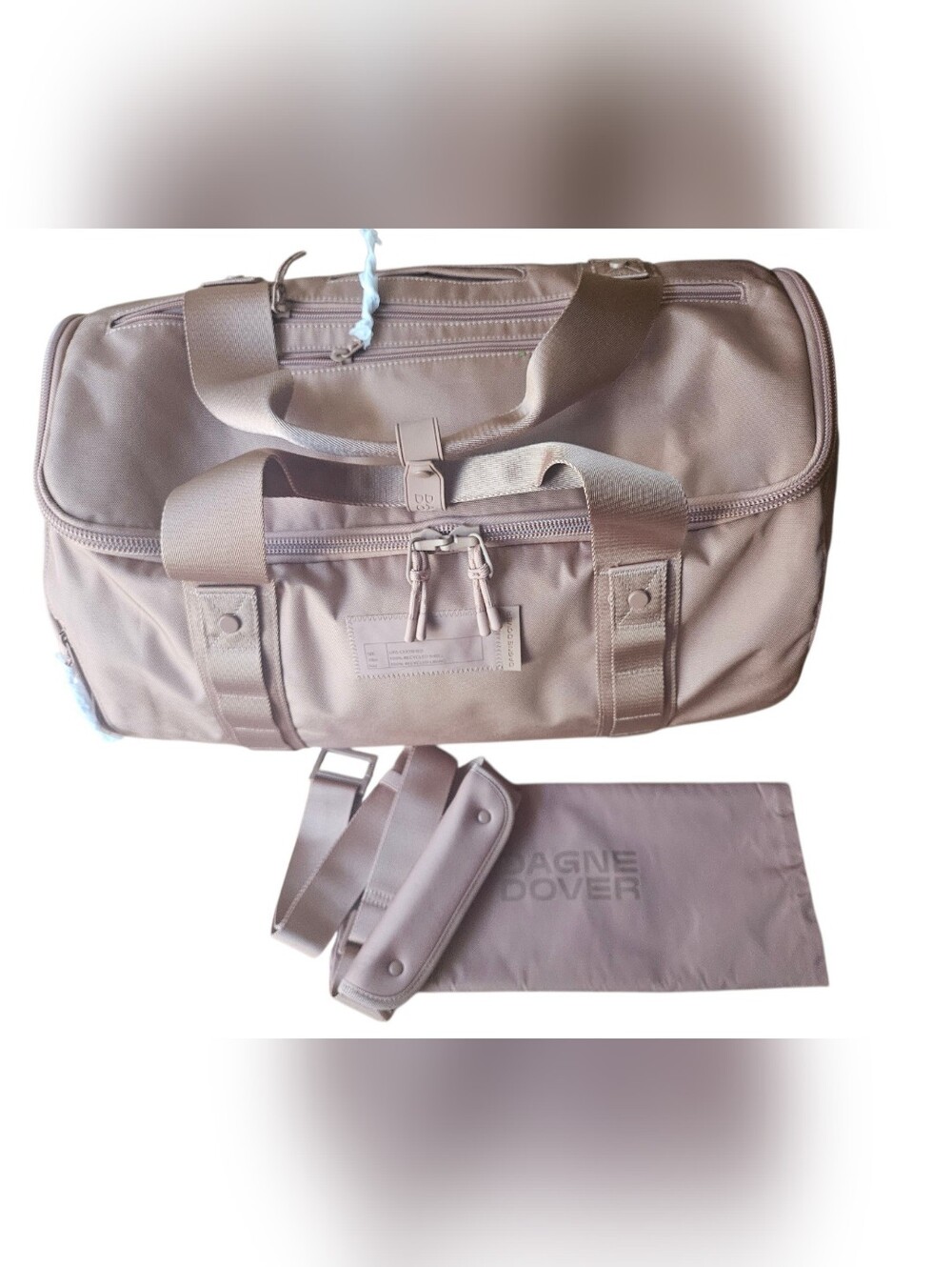 Dagne Dover Denver Convertible Duffle Bag Warm Dust